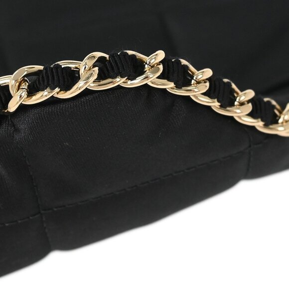 Chanel Black Satin Clutch Bag 115645 - Picture 4 of 9